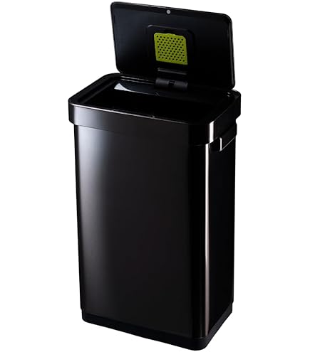 Amazon｜シンプルヒューマン ゴミ箱 自動 45L(45リットル) セミ